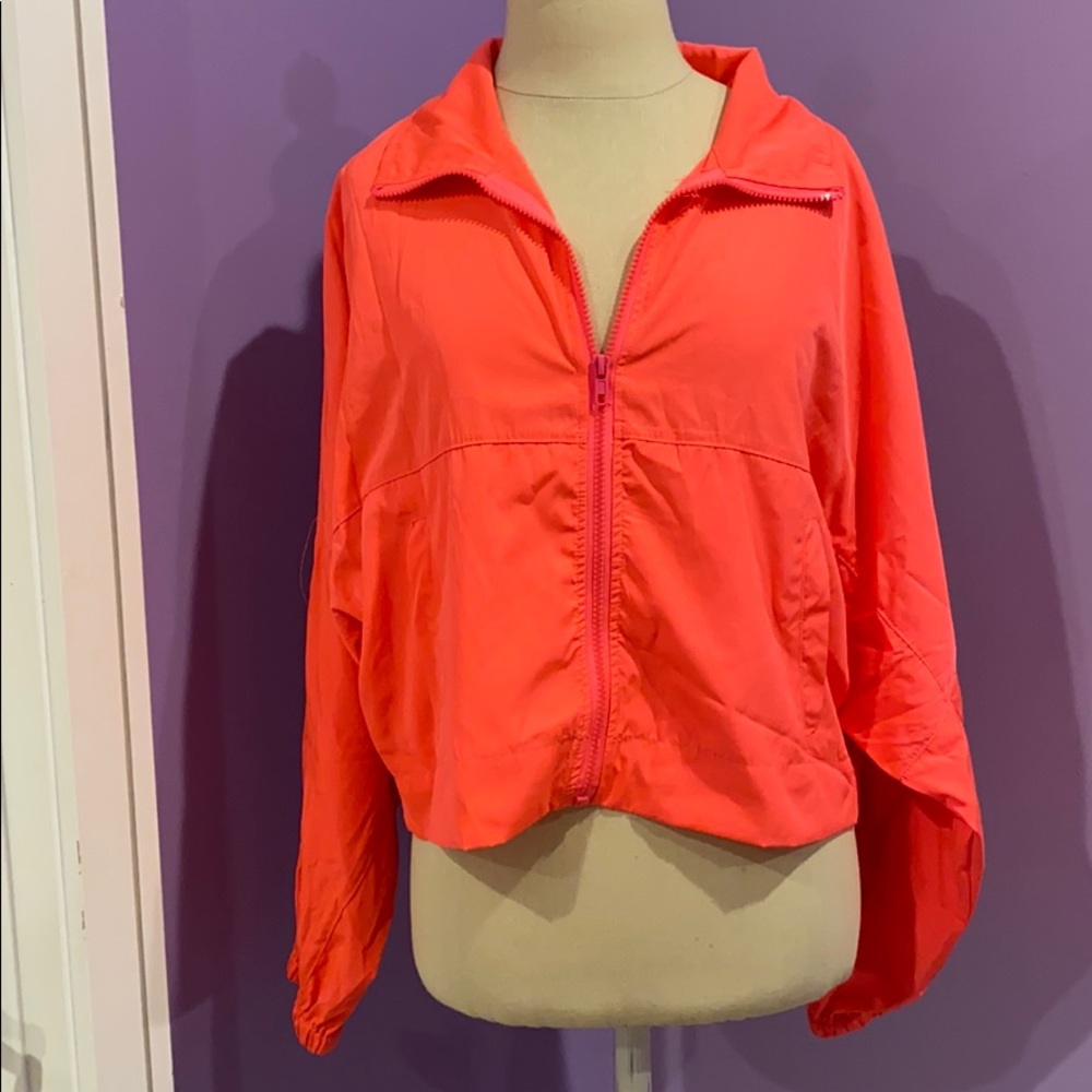 Neon Pink Windbreaker